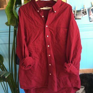 Red Button Down Shirt